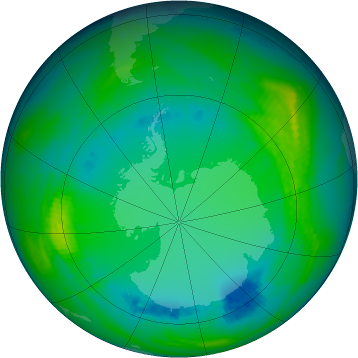 Ozone Map 2002-07-26